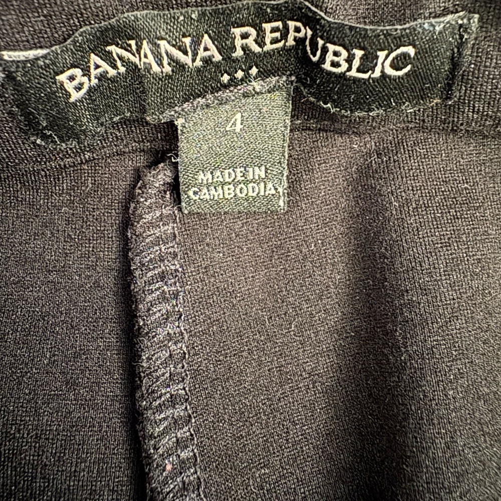Banana Republic Women’s Black Slim Ankle Pants - Size 4 - Picture 4 of 5